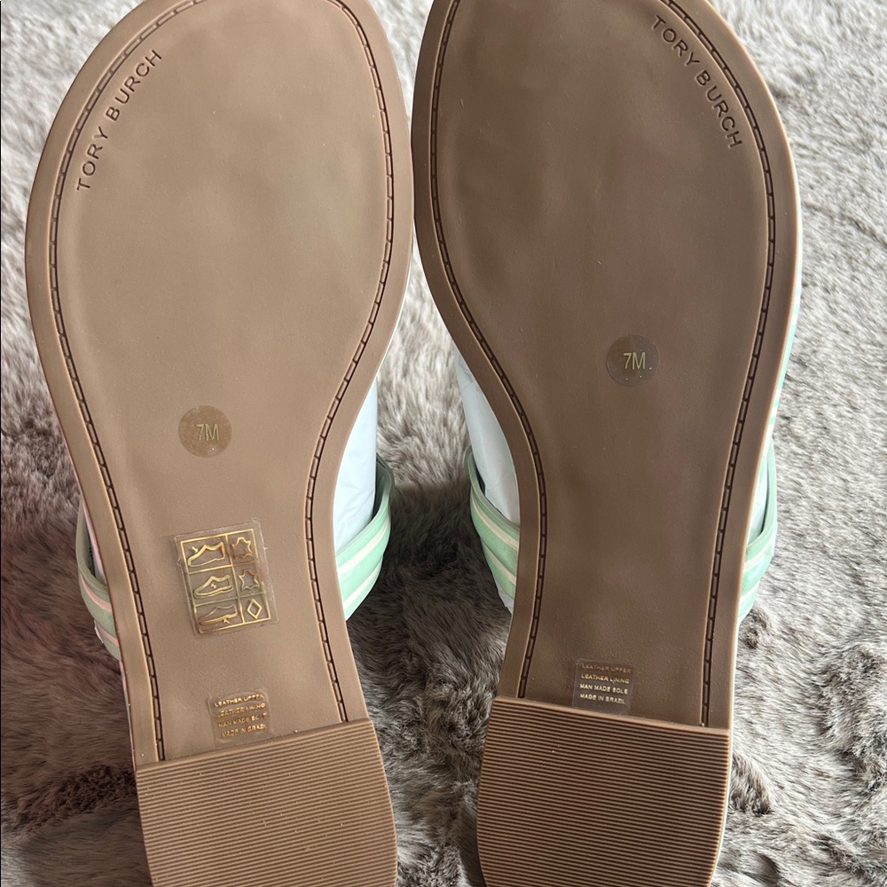 Tory Burch Metal Miller New Ivory / Meadow - Picture 3 of 4